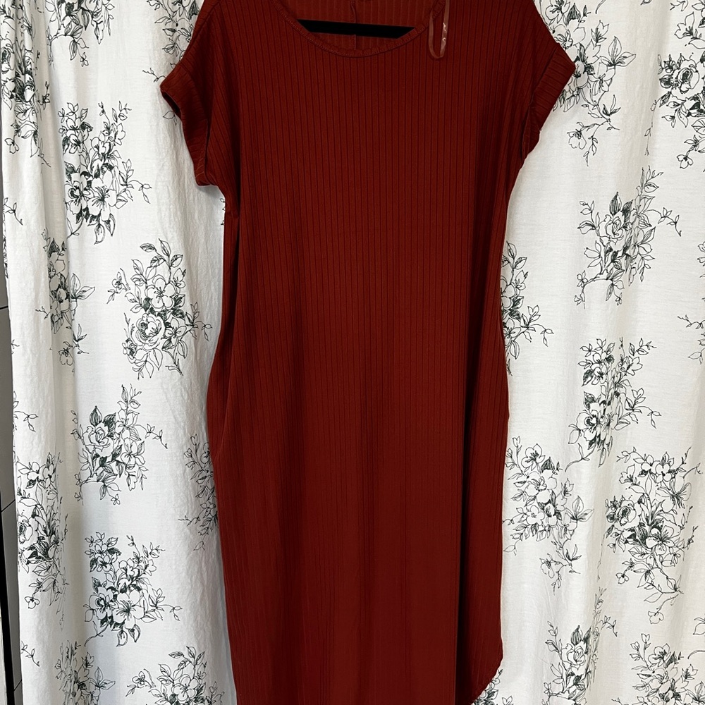 Rust Maxi Dress
